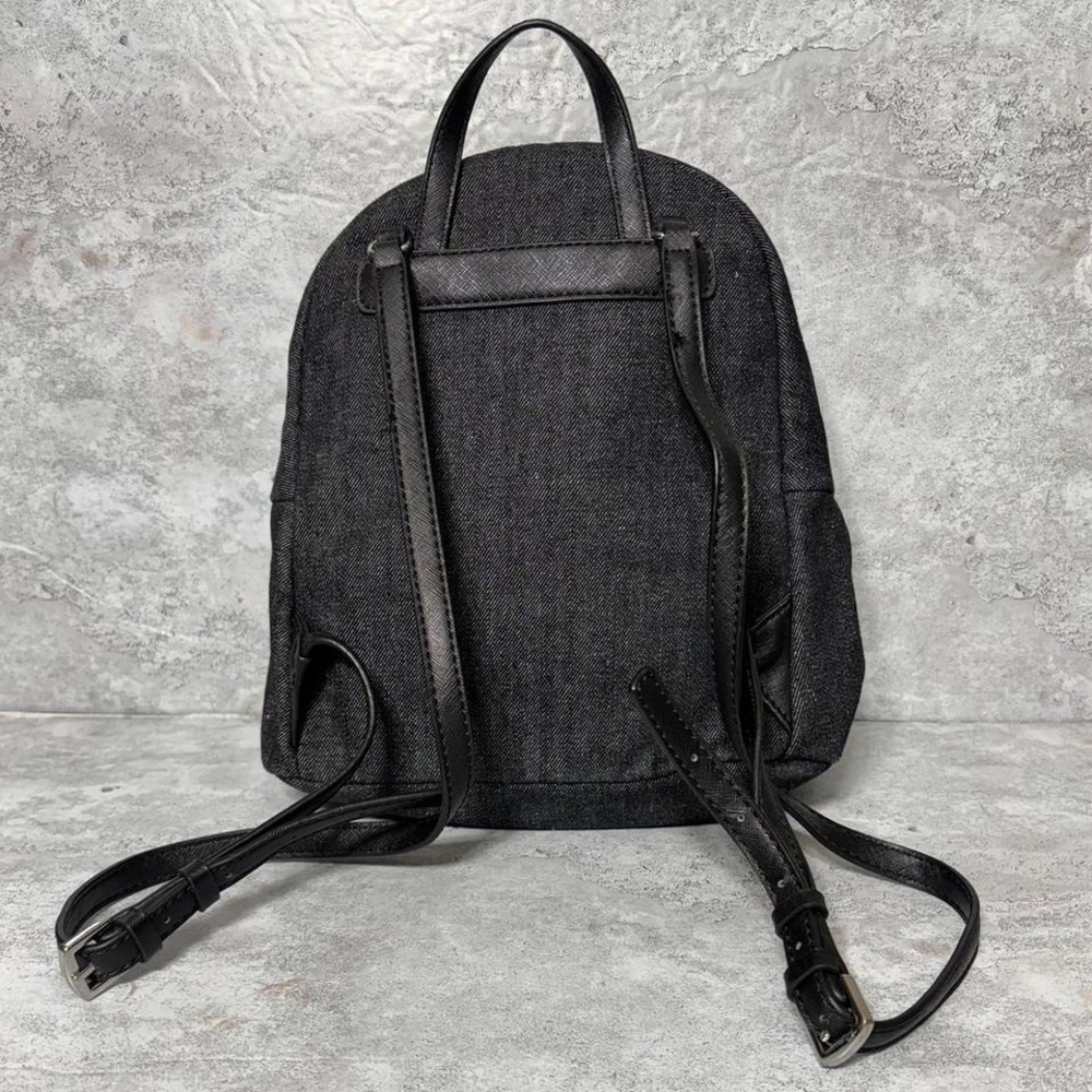 GUESS Black Denim Mini Backpack - Picture 3 of 5